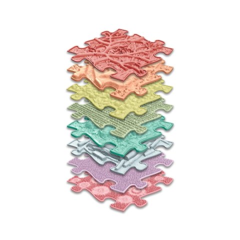 Maty sensoryczne Tęcza Pastel 8 el. ścieżka - Muffik 12 msc+