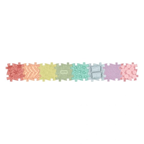 Maty sensoryczne Tęcza Pastel 8 el. ścieżka - Muffik 12 msc+