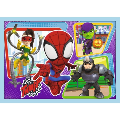 Puzzle - 4w1 (12, 15, 20, 24) - Ekipa Spiday"a - Trefl 34611