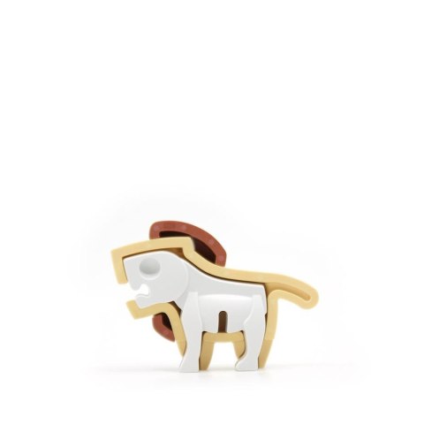 Figurki magnetyczne 3D safari Lew i Słoń - Half Toys 3+