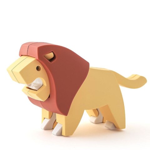Figurki magnetyczne 3D safari Lew i Słoń - Half Toys 3+
