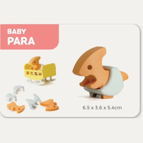 Figurki magnetyczne dinozaury 3D Ankylo i Para - Half Toys 3+