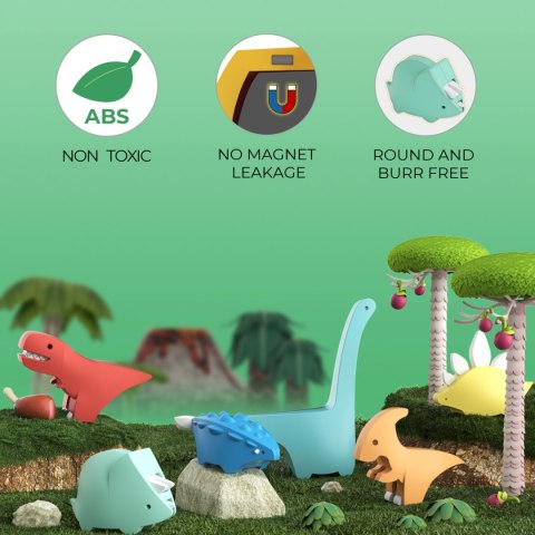 Figurki magnetyczne dinozaury 3D Ankylo i Para - Half Toys 3+