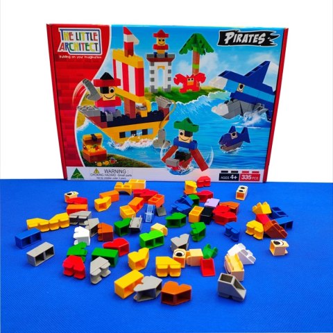 Klocki Little Architect Pirates Box 335 el.