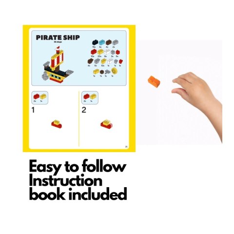 Klocki Little Architect Pirates Box 335 el.