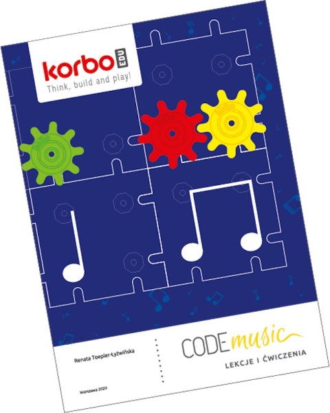 Klocki konstrukcyjne Korbo EDU Code Music 128 el.