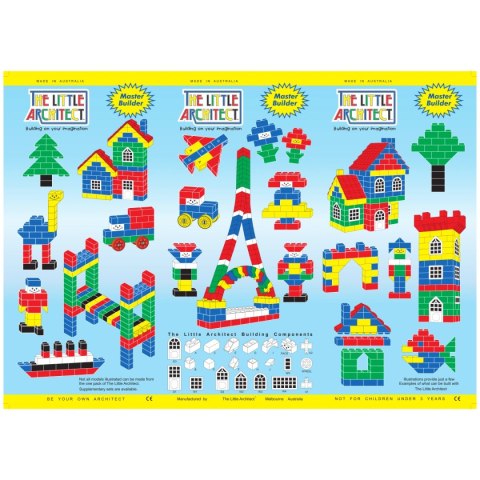 Klocki konstrukcyjne Master Builder 620 el. - Little Architect 4+