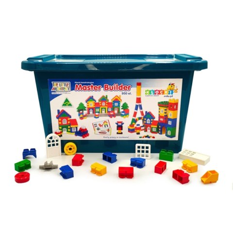 Klocki konstrukcyjne Master Builder 950 el. - Little Architect 4+