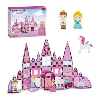 Klocki magnetyczne zamek księżniczki 58 el. - Magnetic Tiles 3+