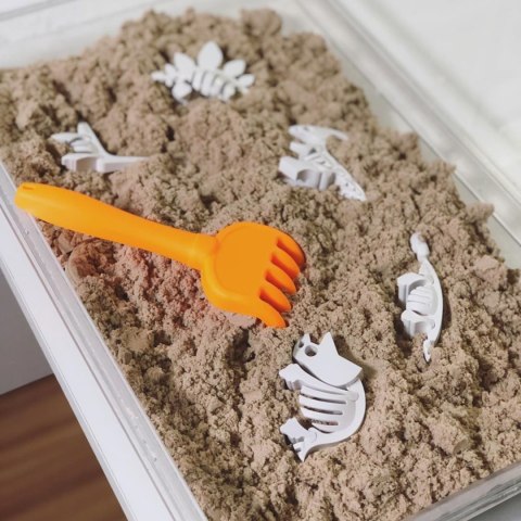 Magnetyczne figurki dinozaurów 3D rodzina - Half Toys 3+