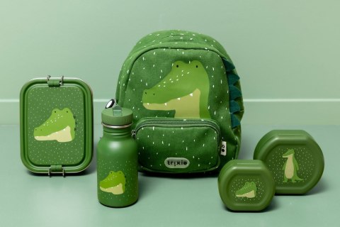 Mały stalowy lunch box - Aligator Trixie Baby