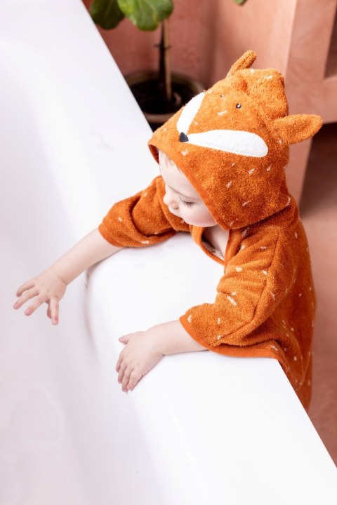 Ręcznik Kąpielowy z Kapturem 70 x 130cm - Lis Trixie Baby