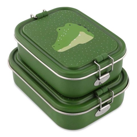 Duży stalowy lunch box - Aligator Trixie Baby