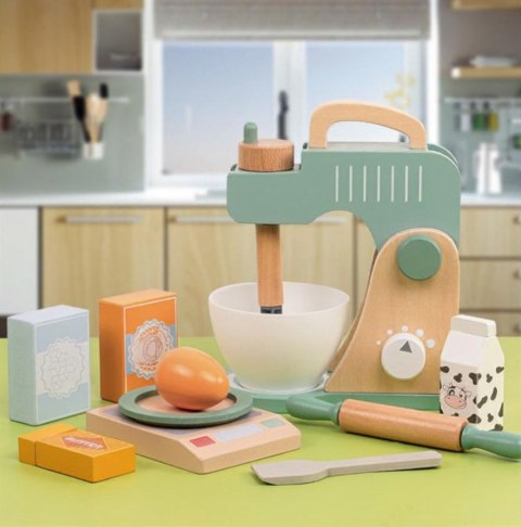Kabi - Drewniany blender kuchenny z akcesoriami - 3+