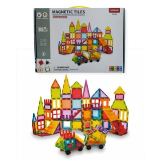 Klocki magnetyczne XL 85 elementów -3+
