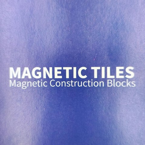 Klocki magnetyczne kosmiczne zestaw 60 elementów - 3+