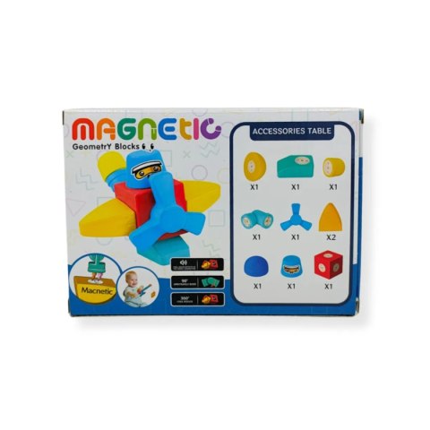 Magnetyczne klocki piankowe EVA 10 el. - MagTic 3+