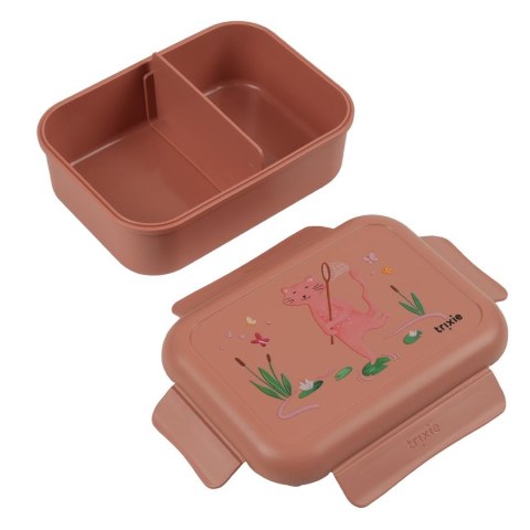 Pojemnik na lunch z klipsami - Mały Odkrywca Kot Trixie Baby