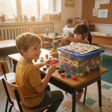 Klocki konstrukcyjne Morphun Junior Xtra 600 el. - od 4 lat