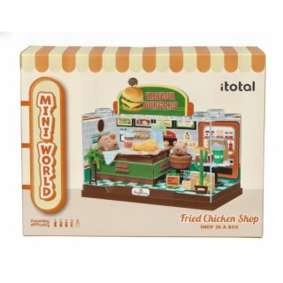 Miniaturowa restauracja burgerowa DIY diorama - I-Total 6+