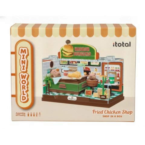 Miniaturowa restauracja burgerowa DIY diorama - I-Total 6+