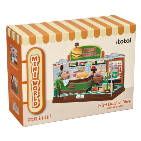 Miniaturowa restauracja burgerowa DIY diorama - I-Total 6+