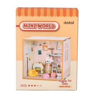 Miniaturowy pokój DIY dla dzieci Happy Pet Time diorama - I-Total 6+
