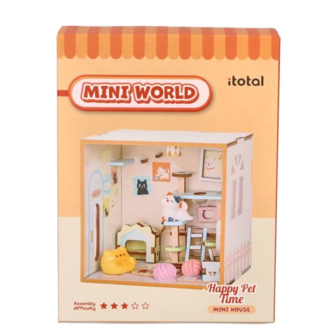 Miniaturowy pokój DIY dla dzieci Happy Pet Time diorama - I-Total 6+