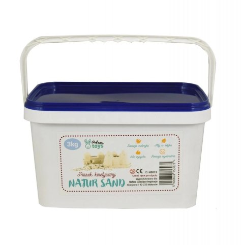 NaturSand 3 kg - polski piasek dynamiczny do domu - Adam Toys 3+