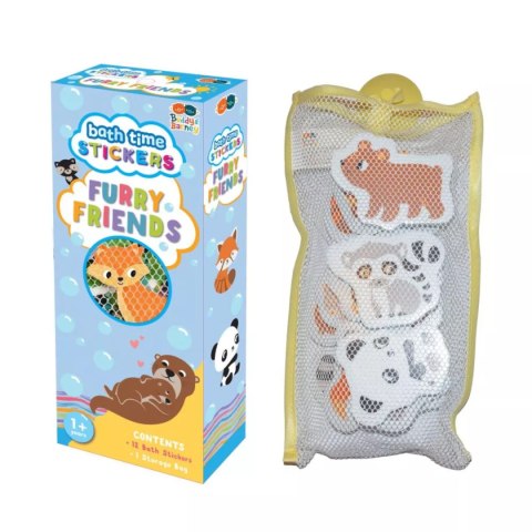 Piankowe naklejki zwierzaki do wanny - Buddy&Barney 1+