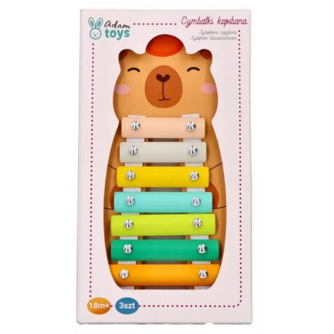 Cymbałki drewniane kapibara dla dzieci - Adam Toys 18m+