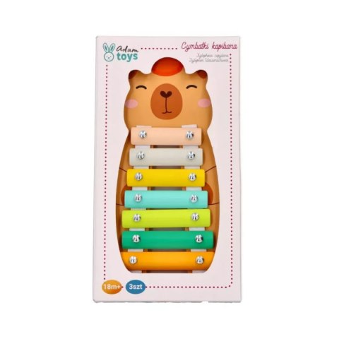 Cymbałki drewniane kapibara dla dzieci - Adam Toys 18m+