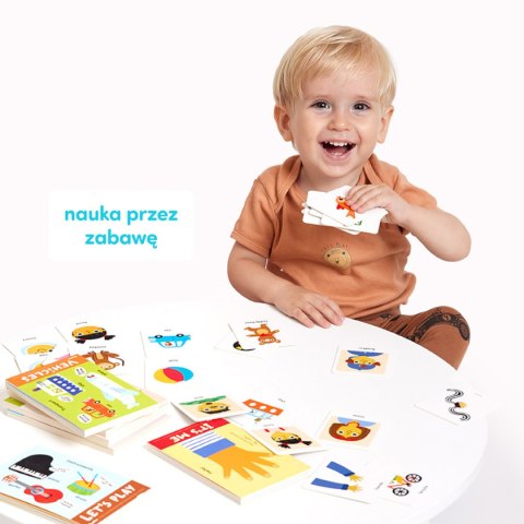 CzuCzu Zestaw do nauki angielskiego dla dzieci 1, 2, 3+