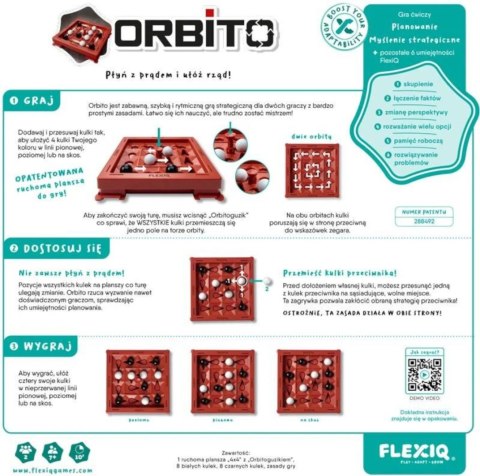 FlexiQ Orbito - gra strategiczna z ruchomą planszą dla dzieci 7+