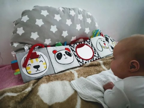 Książeczka sensoryczna lusterko - Mom's Care 0+