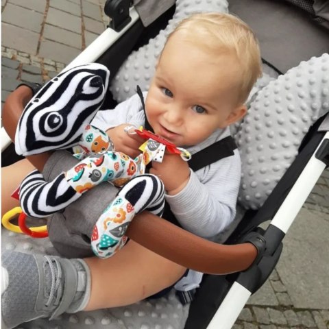 Spirala edukacyjna biało-czarna dla niemowląt - Mom's Care 0+