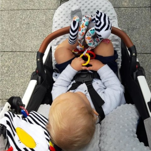 Spirala edukacyjna biało-czarna dla niemowląt - Mom's Care 0+