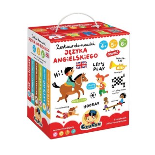 Zestaw do nauki angielskiego dla dzieci CzuCzu 4+5+6+