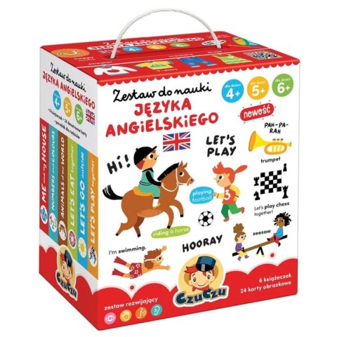 Zestaw do nauki angielskiego dla dzieci CzuCzu 4+5+6+