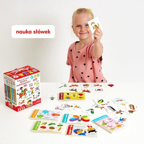 Zestaw do nauki angielskiego dla dzieci CzuCzu 4+5+6+