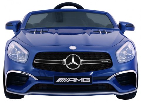 Mercedes AMG SL65 dla dzieci Lakier Niebieski + Pilot + Bagażnik + Regulacja siedzenia + MP3 LED + Wolny Start