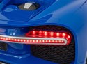 Bugatti Chiron na akumulator dla dzieci Niebieski + Pilot + Bagażnik + EVA + Amortyzatory + Audio LED