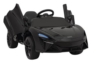 McLaren Artura na akumulator dla dzieci Czarny + Napęd 4x4 + Pilot + Wolny Start + EVA + Audio LED