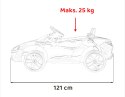 McLaren Artura na akumulator dla dzieci Czerwony + Napęd 4x4 + Pilot + Wolny Start + EVA + Audio LED
