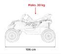 Pojazd Buggy ATV Defend 4x4 Fioletowy Licencja KUROMI