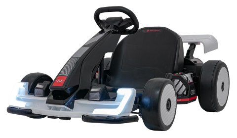 Pojazd Gokart Audi z Funkcją Driftu Biały
