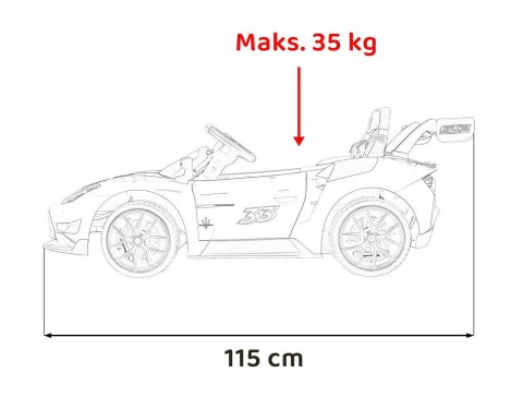 Pojazd Maserati MC20 GT2 Niebieski