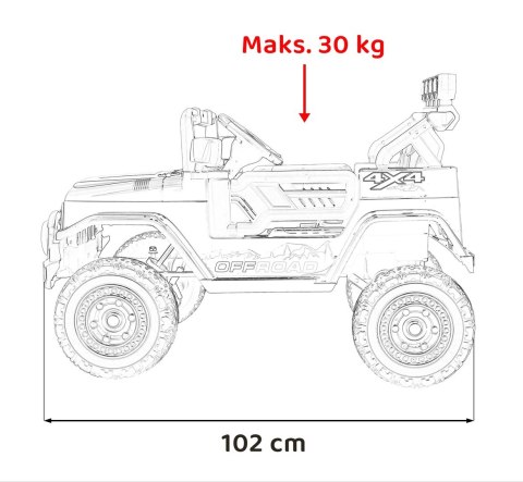 Pojazd Off-Road CLIMBER Czarny