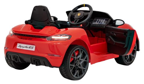 Pojazd Porsche Spyder RS 718 Czerwony