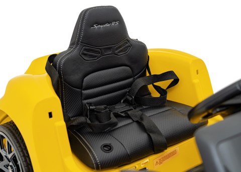 Pojazd Porsche Spyder RS 718 Żółty